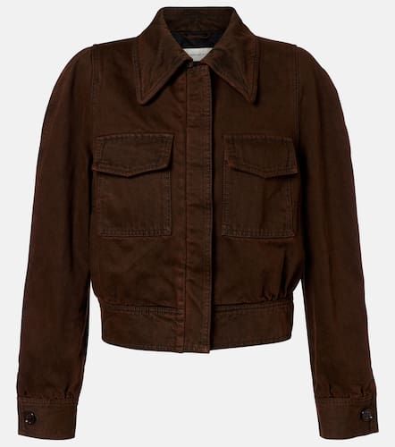 Cropped denim jacket - Dries Van Noten - Modalova