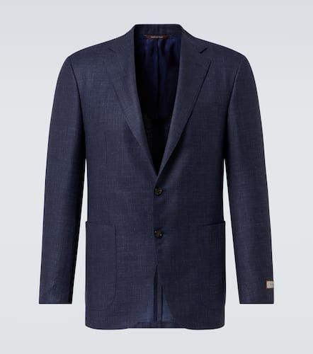 Blazer aus Wolle, Seide und Leinen - Canali - Modalova