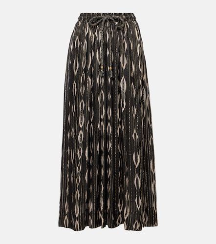 Falda midi Samila estampada plisada - Isabel Marant - Modalova