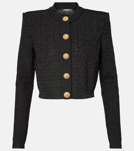 Balmain PB Labyrinth lame cardigan - Balmain - Modalova