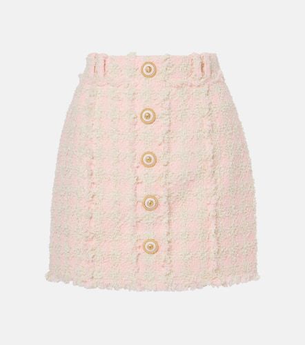 Balmain Checked tweed miniskirt - Balmain - Modalova