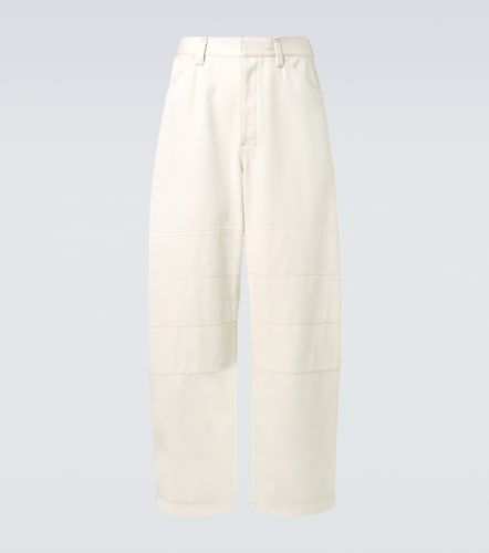Cotton drill barrel-leg pants - Lemaire - Modalova