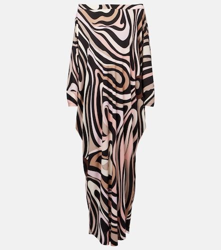 Marmo printed off-shoulder beach cover-up - Pucci - Modalova