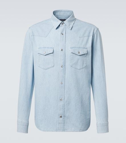 Tom Ford Camisa Western de denim - Tom Ford - Modalova