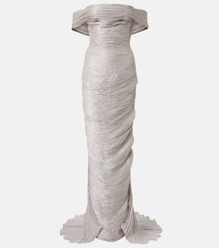 Marmar Halim Off-Shoulder-Robe - Marmar Halim - Modalova