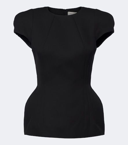 Top in seta e cashmere imbottito - Magda Butrym - Modalova
