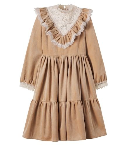 Vestido de terciopelo con encaje - Petite Amalie - Modalova
