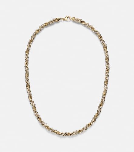Yvonne Léon Collana Corde Torsade in bianco e 18kt - Yvonne Leon - Modalova
