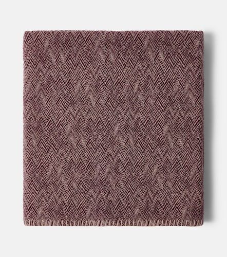 Manta Camelia de lana y cachemir con chevron - Missoni - Modalova