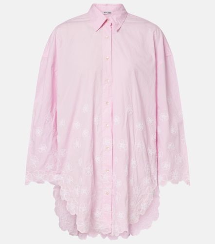 Camisa de popelín de algodón bordada - Juliet Dunn - Modalova