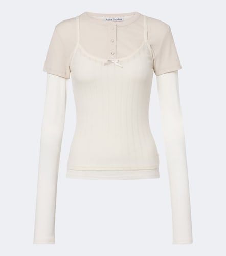 Acne Studios Top aus Rippstrick - Acne Studios - Modalova