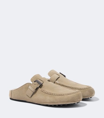 Slippers Gommino® aus Veloursleder mit Shearling - Tod's - Modalova