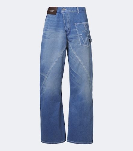 Jeans regular Twisted con ricamo - JW Anderson - Modalova