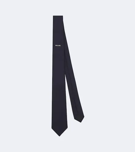 Prada Corbata de seda con logo - Prada - Modalova
