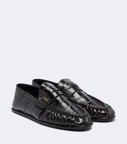 Mocasines Cassandre de piel grabada - Saint Laurent - Modalova
