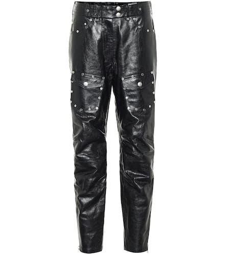 Studded slim leather pants - Dries Van Noten - Modalova