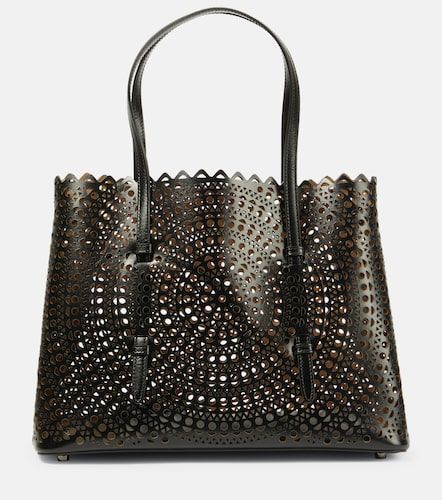 Mina 32 New Vienne leather top-handle bag - Alaia - Modalova