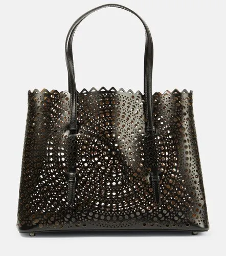 Mina 32 New Vienne leather top-handle bag - Alaia - Modalova