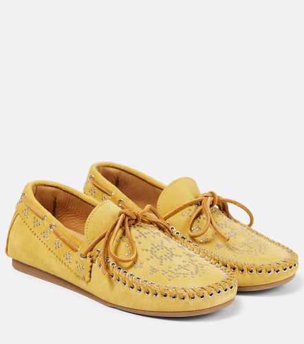 Freen embellished suede moccasins - Isabel Marant - Modalova