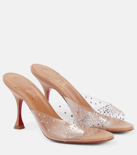 Mules Nudes Degramule con cristalli - Christian Louboutin - Modalova