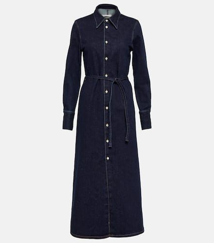 Belted denim shirt dress - MM6 Maison Margiela - Modalova