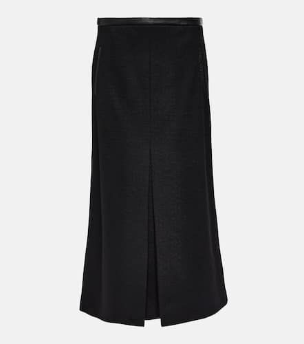 Saint Laurent Wool midi skirt - Saint Laurent - Modalova