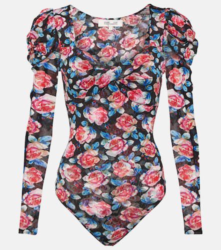 Erik floral mesh bodysuit - Diane von Furstenberg - Modalova