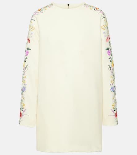 Leva floral wool-blend minidress - Max Mara - Modalova