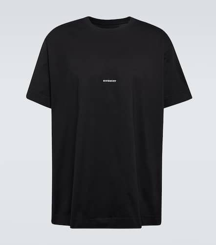 T-shirt in jersey di cotone con stampa - Givenchy - Modalova