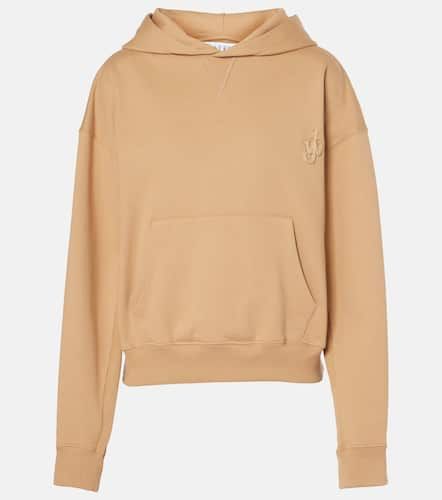 Logo cotton jersey hoodie - JW Anderson - Modalova