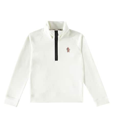 Fleece half-zip top - Moncler Grenoble Enfant - Modalova