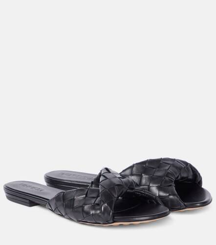 Blink Intrecciato leather slides - Bottega Veneta - Modalova