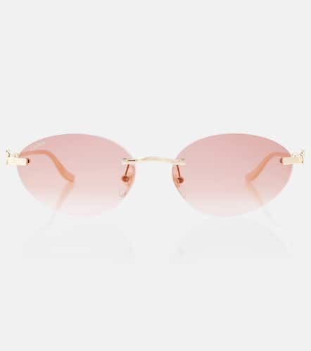 PanthÃ¨re de Cartier oval sunglasses - Cartier Eyewear Collection - Modalova