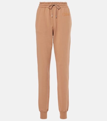Chloé Sweatpants aus Baumwollfleece - Chloe - Modalova