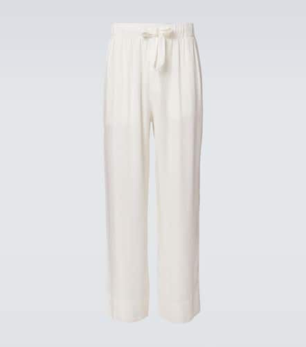 Luan linen-blend straight pants - Frescobol Carioca - Modalova