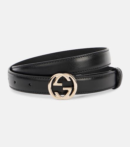 Gucci Interlocking G leather belt - Gucci - Modalova