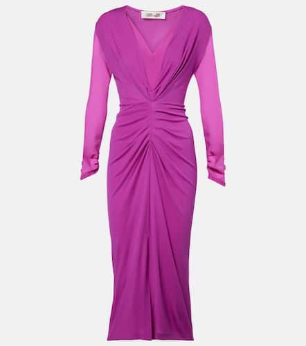 Hades gathered jersey midi dress - Diane von Furstenberg - Modalova