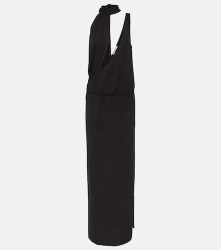 Draped halterneck side-slit gown - Christopher Esber - Modalova