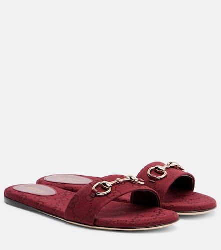 Gucci Mules Horsebit en toile GG - Gucci - Modalova