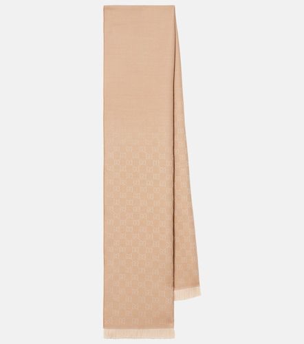 Bufanda de jacquard de lana con GG - Gucci - Modalova