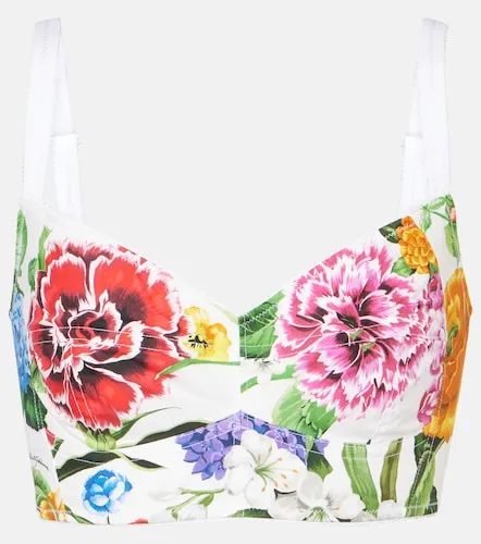 Bustier-Top aus Popeline - Dolce&Gabbana - Modalova