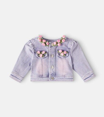 Monnalisa Bebé - chaqueta en denim - Monnalisa - Modalova