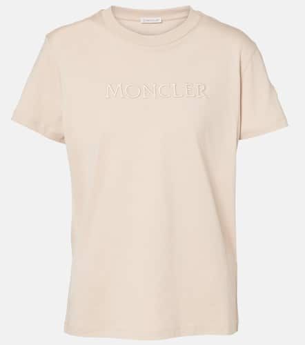 Moncler Logo cotton jersey T-shirt - Moncler - Modalova