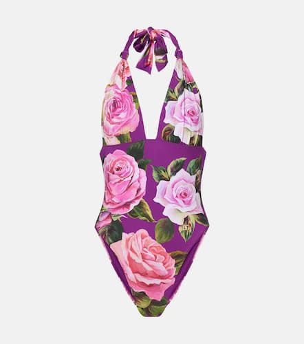 Floral printed swimsuit - Dolce&Gabbana - Modalova