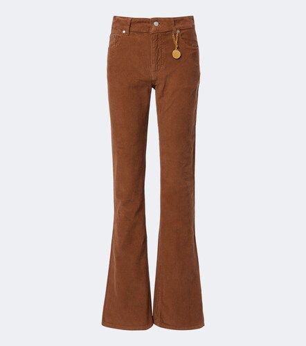Cotton corduroy flared pants - Stella McCartney - Modalova