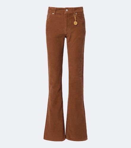 Pantaloni flared in velluto a coste di cotone - Stella McCartney - Modalova
