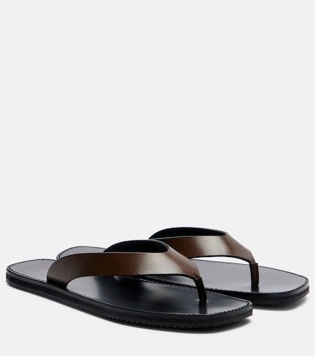JUDE Vermelho leather thong sandals - JUDE - Modalova