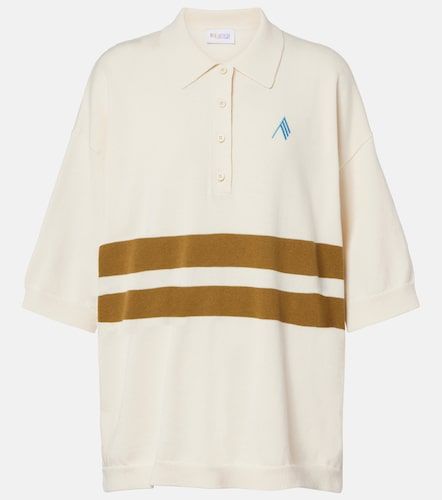Polo oversize in cotone a righe - The Attico - Modalova