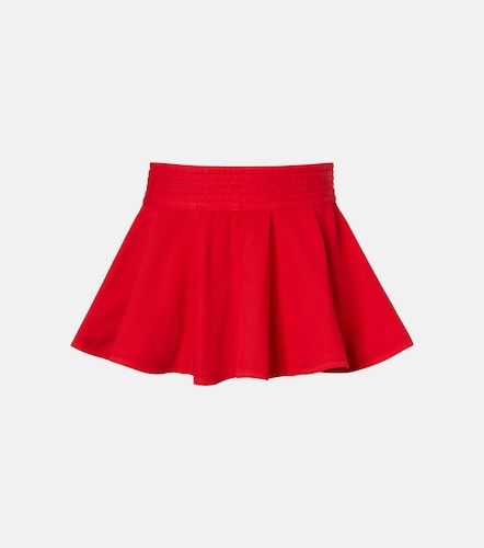 Alaïa Cinturón de denim con peplum - Alaia - Modalova