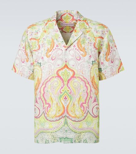 Camisa bowling Maitan de lino estampada - Orlebar Brown - Modalova